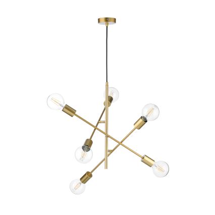 ONLI - Lustr na lanku CROSS 6xE27/22W/230V