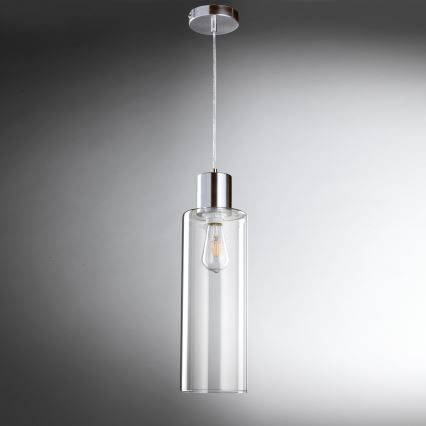 ONLI - Lustr na lanku DODO 1xE27/22W/230V lesklý chrom