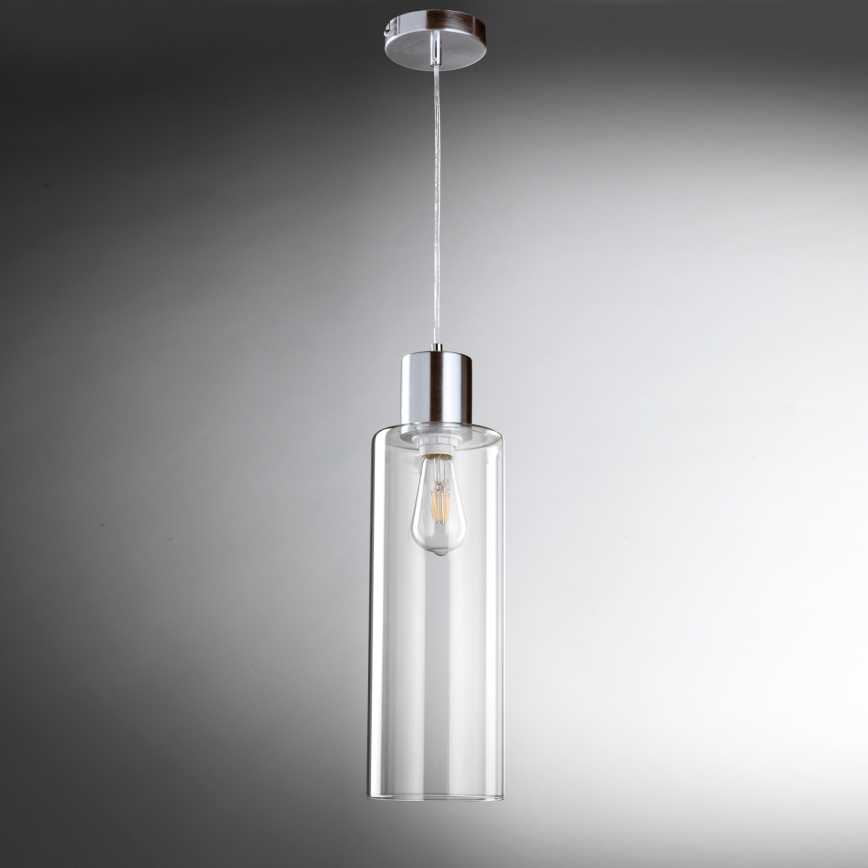 ONLI - Lustr na lanku DODO 1xE27/22W/230V lesklý chrom