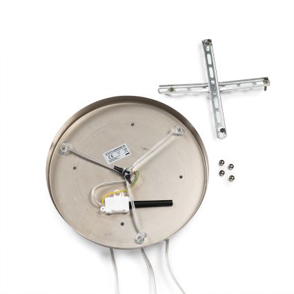 ONLI - Lustr na lanku DOROTY 3xE27/15W/230V bílá/lesklý chrom