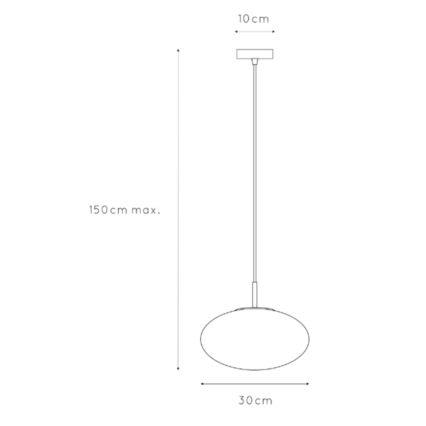 ONLI - Lustr na lanku JANET 1xE27/6W/230V pr. 30 cm