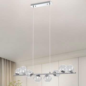 ONLI - Lustr na lanku KIMBERLY 8xG9/6W/230V lesklý chrom