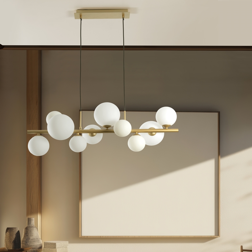 ONLI - Lustr na lanku PALOMA 10xG9/3W/230V zlatá