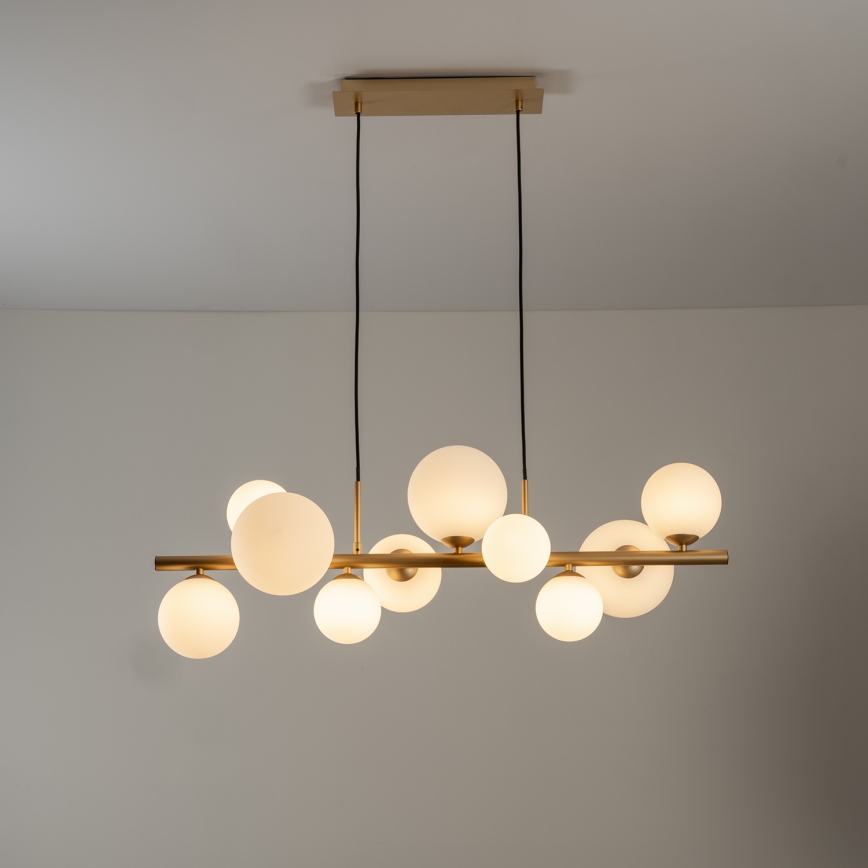 ONLI - Lustr na lanku PALOMA 10xG9/3W/230V zlatá