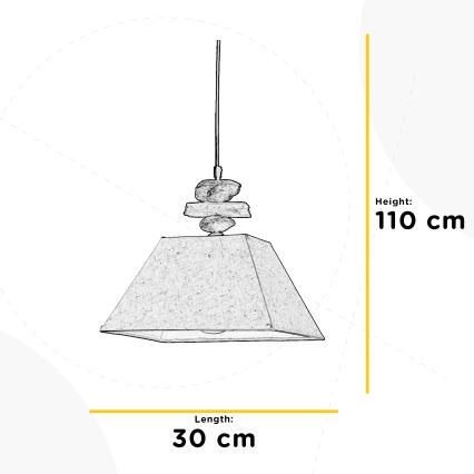 ONLI - Lustr na lanku SEREGON 1xE27/22W/230V