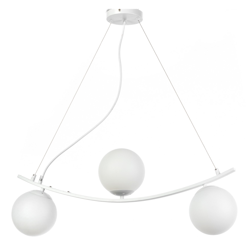 ONLI - Lustr na lanku TRIO 3xE14/6W/230V bílá