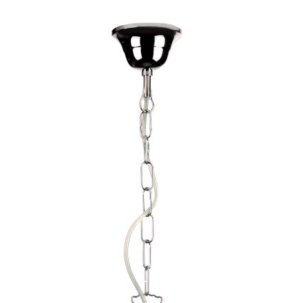 ONLI - Lustr na řetězu PIOGGIA 1xE27/22W/230V lesklý chrom