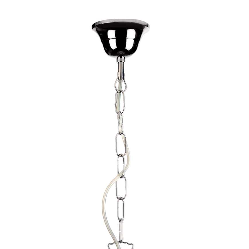 ONLI - Lustr na řetězu PIOGGIA 1xE27/22W/230V lesklý chrom