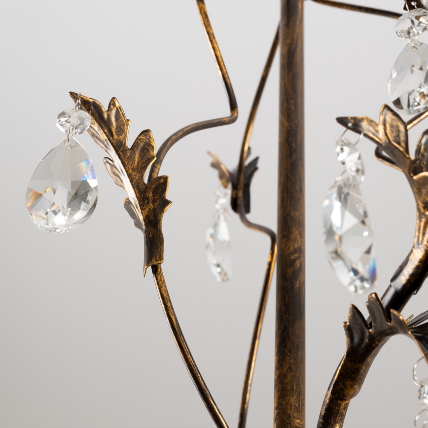 ONLI - Lustr na řetězu TERESA 3xE14/6W/230V bronzová