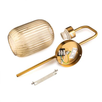 ONLI - Nástěnná lampa DOROTY 1xE27/15W/230V mosaz