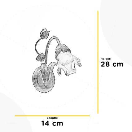 ONLI - Nástěnné svítidlo ARIANNA 1xE14/6W/230V