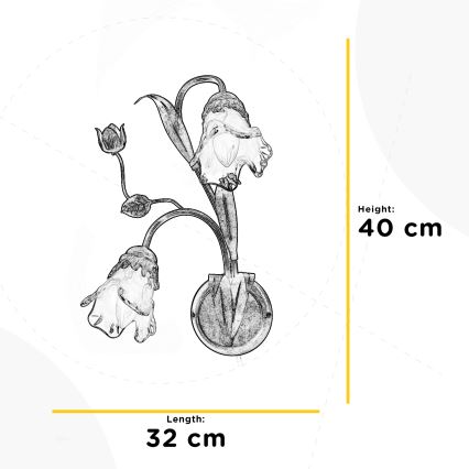 ONLI - Nástěnné svítidlo ARIANNA 2xE14/6W/230V