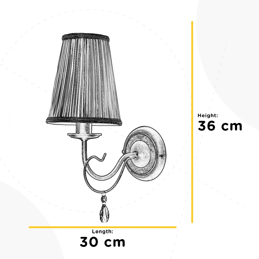 ONLI - Nástěnné svítidlo DELIA 1xE14/6W/230V