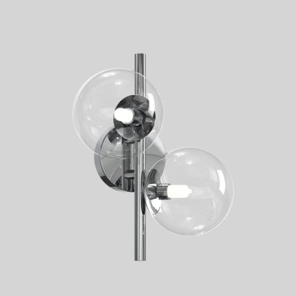 ONLI - Nástěnné svítidlo KIMBERLY 2xG9/6W/230V lesklý chrom