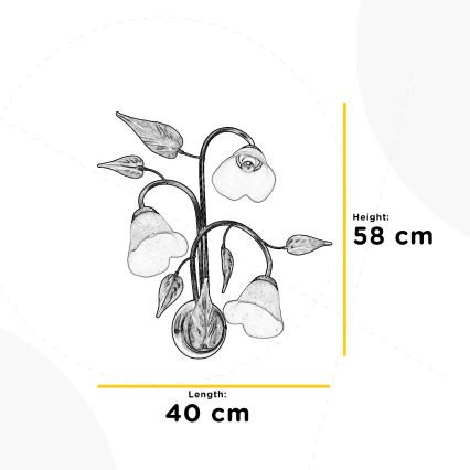 ONLI - Nástěnné svítidlo MIRANDA 3xE14/6W/230V