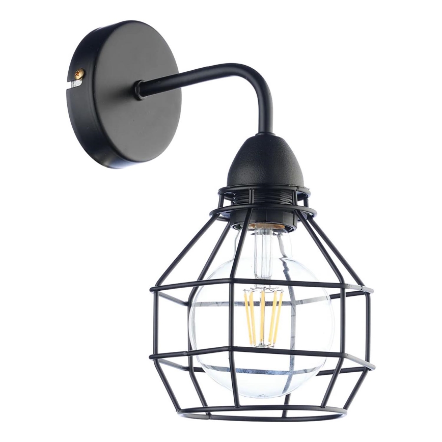 ONLI - Nástěnné svítidlo SPIDER 1xE27/15W/230V černá