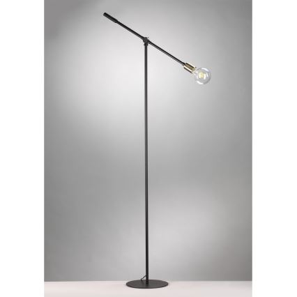 ONLI - Stojací lampa ASTE 1xE27/15W/230V černá/zlatá