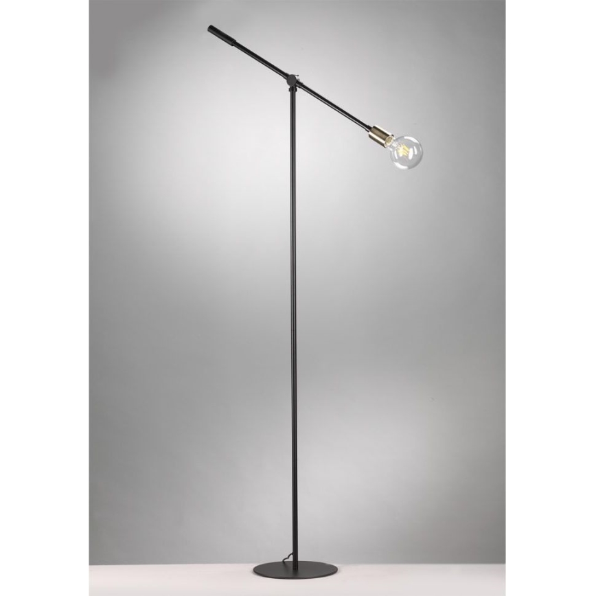 ONLI - Stojací lampa ASTE 1xE27/15W/230V černá/zlatá