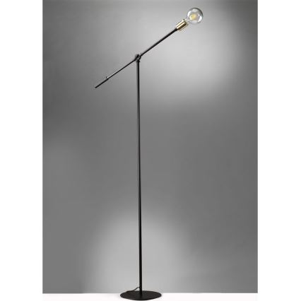 ONLI - Stojací lampa ASTE 1xE27/15W/230V černá/zlatá