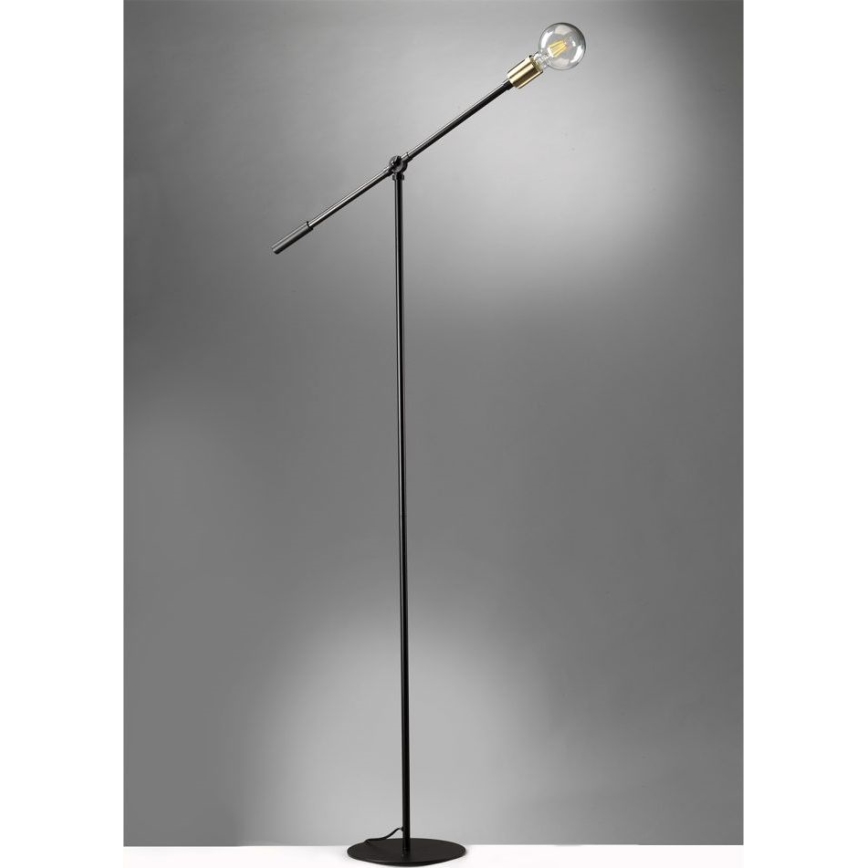 ONLI - Stojací lampa ASTE 1xE27/15W/230V černá/zlatá