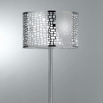 ONLI - Stojací lampa BRUCE 1xE27/15W/230V matný chrom