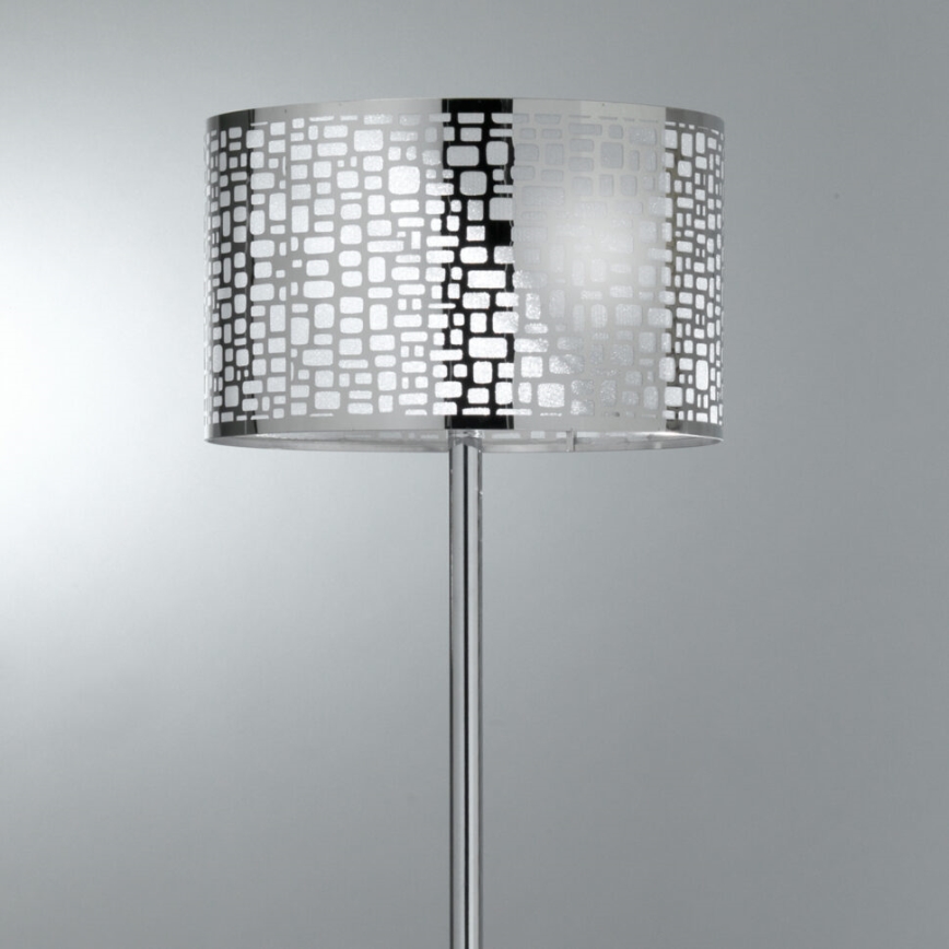 ONLI - Stojací lampa BRUCE 1xE27/15W/230V matný chrom