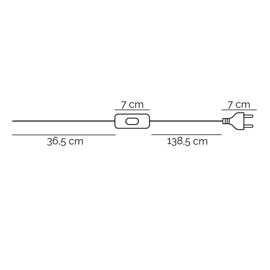 ONLI - Stojací lampa CROSS 1xE27/22W/230V