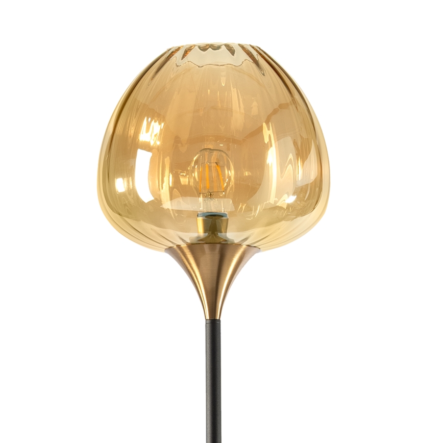 ONLI - Stojací lampa ELIDE 1xE27/15W/230V černá/měděná