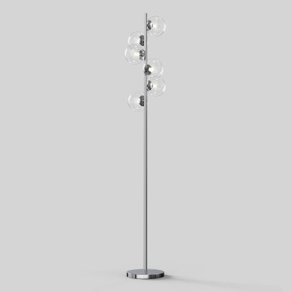 ONLI - Stojací lampa KIMBERLY 6xG9/6W/230V lesklý chrom