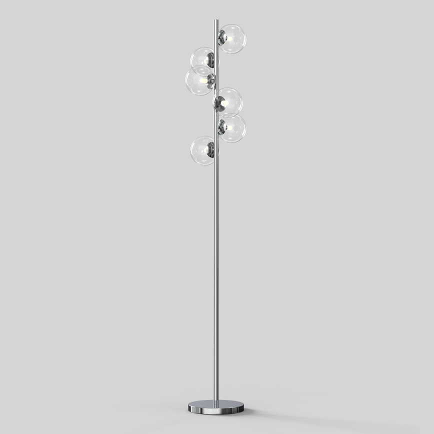 ONLI - Stojací lampa KIMBERLY 6xG9/6W/230V lesklý chrom