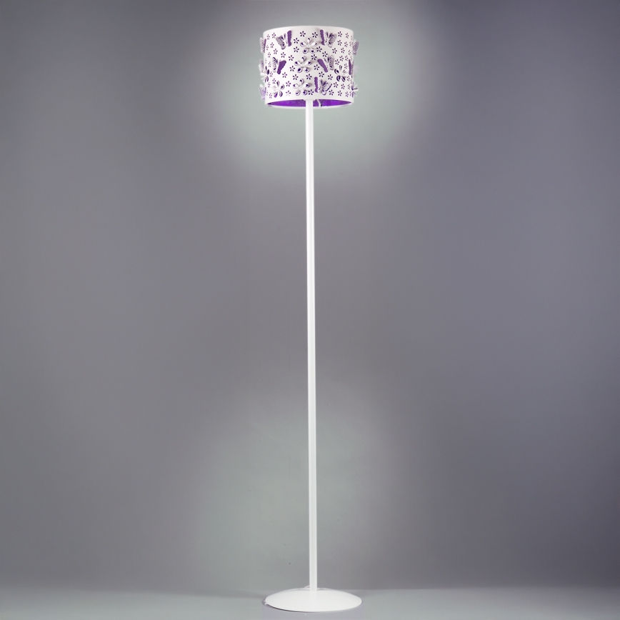 ONLI - Stojací lampa TITILLA 1xE27/22W/230V fialová/bílá