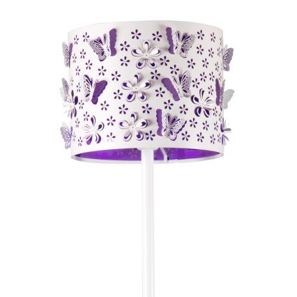 ONLI - Stojací lampa TITILLA 1xE27/22W/230V fialová/bílá