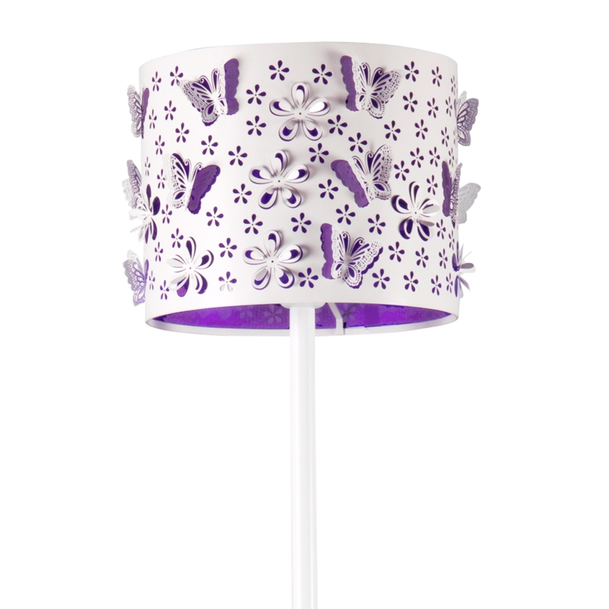ONLI - Stojací lampa TITILLA 1xE27/22W/230V fialová/bílá
