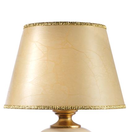 ONLI - Stolní lampa AMADEUS 1xE27/15W/230V 72 cm béžová/zlatá