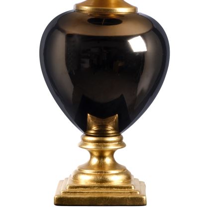 ONLI - Stolní lampa AMADEUS 1xE27/15W/230V 72 cm černá/zlatá