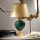 ONLI - Stolní lampa AMADEUS 1xE27/15W/230V 72 cm zelená/zlatá