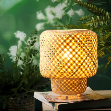 ONLI - Stolní lampa BAMBOO 1xE27/22W/230V bambus