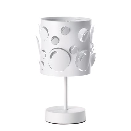 ONLI - Stolní lampa BOLLICINE 1xE14/6W/230V 22 cm bílá