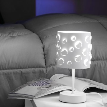 ONLI - Stolní lampa BOLLICINE 1xE14/6W/230V bílá