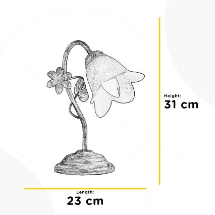ONLI - Stolní lampa BOTTON DORO 1xE14/6W/230V