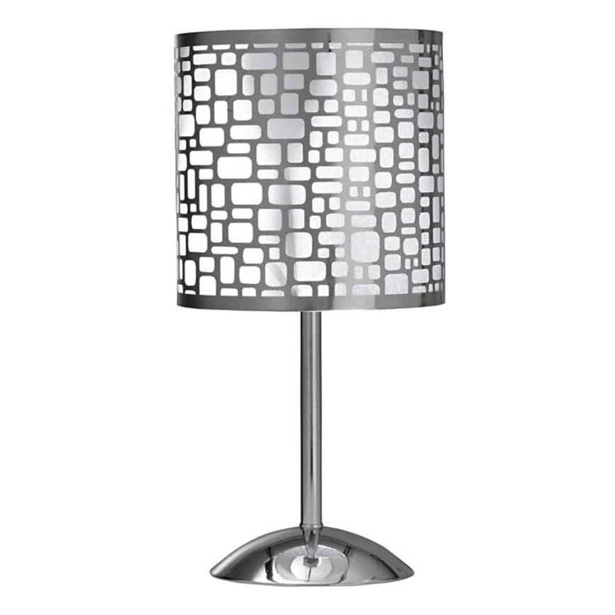 ONLI - Stolní lampa BRUCE 1xE27/15W/230V 40 cm matný chrom