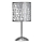ONLI - Stolní lampa BRUCE 1xE27/15W/230V 40 cm matný chrom