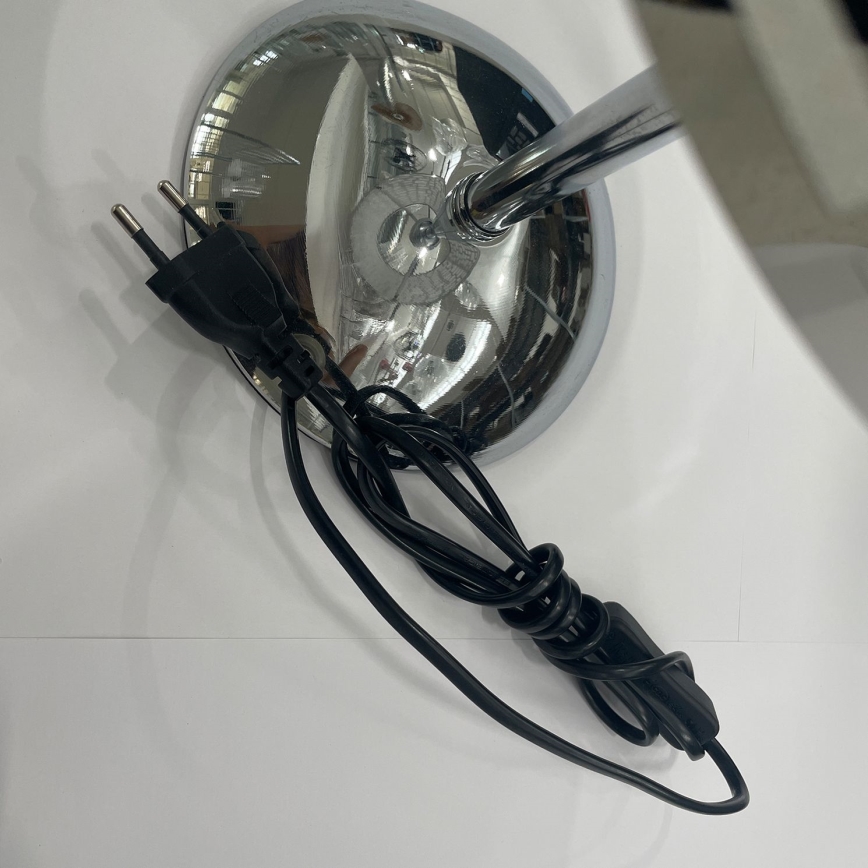 ONLI - Stolní lampa BRUCE 1xE27/15W/230V 40 cm matný chrom