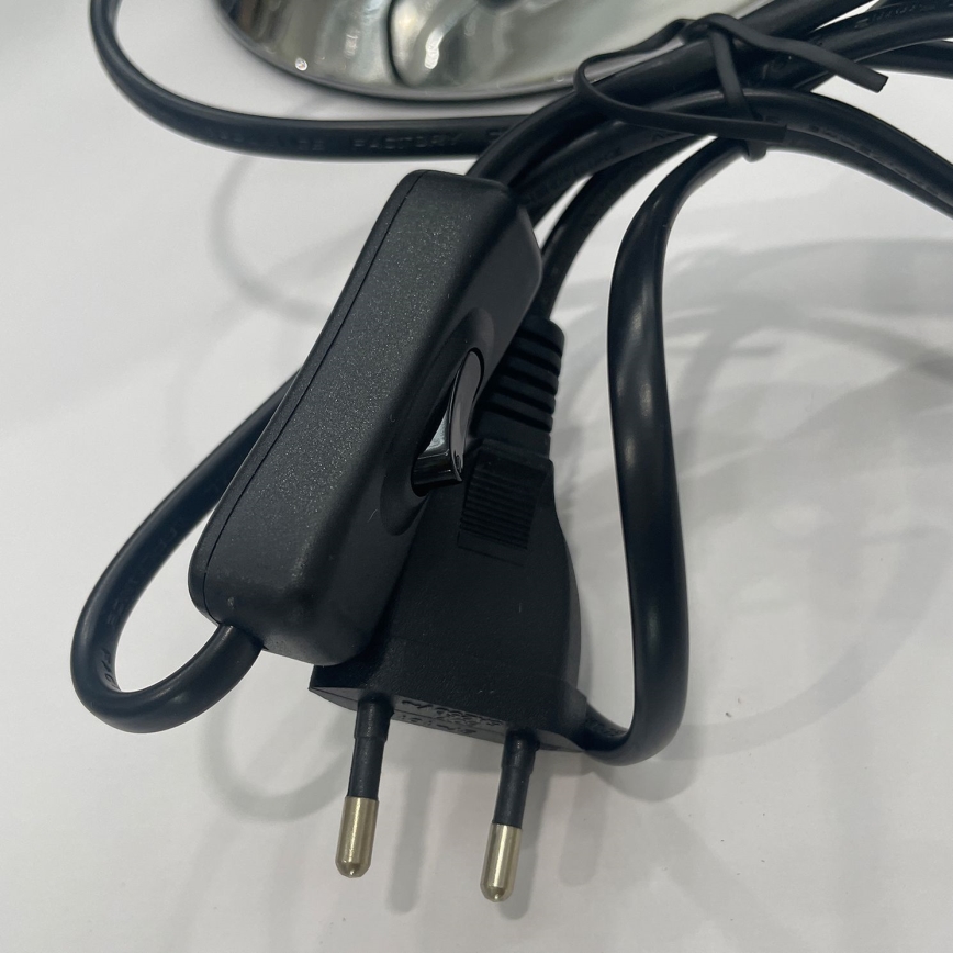 ONLI - Stolní lampa BRUCE 1xE27/15W/230V 52 cm matný chrom