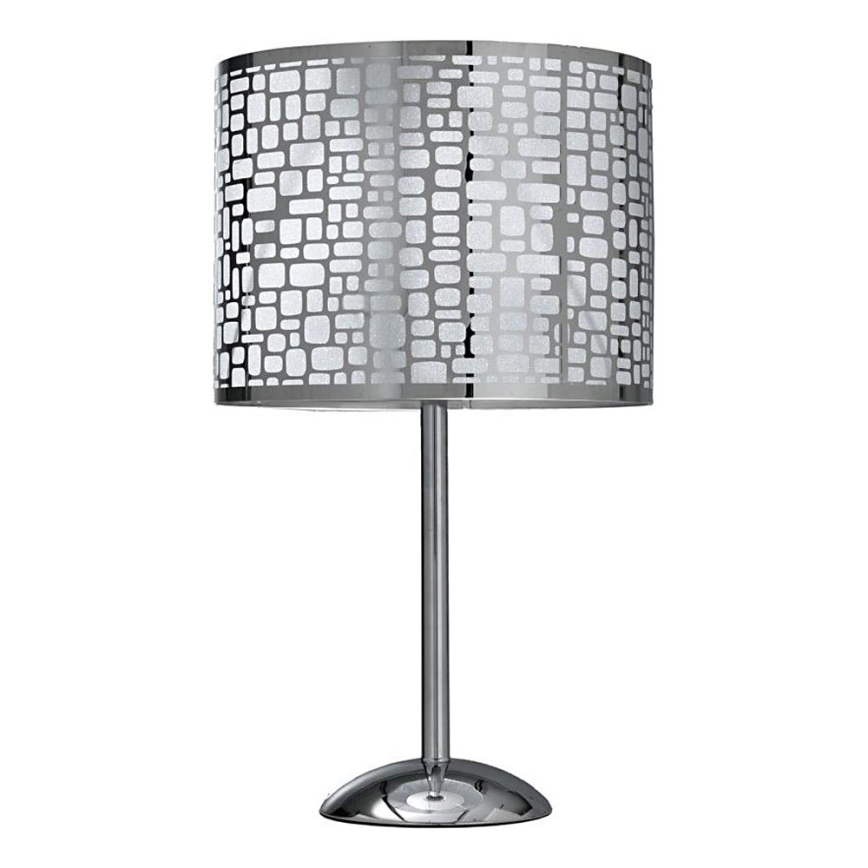 ONLI - Stolní lampa BRUCE 1xE27/15W/230V 53 cm matný chrom