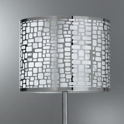 ONLI - Stolní lampa BRUCE 1xE27/15W/230V 53 cm matný chrom