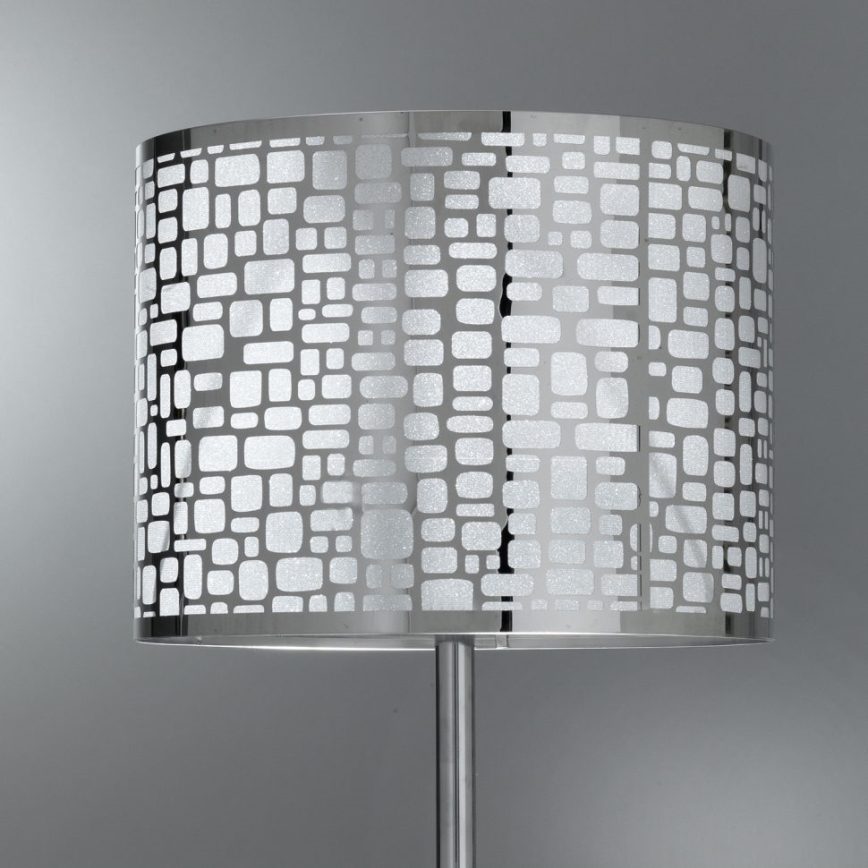 ONLI - Stolní lampa BRUCE 1xE27/15W/230V 53 cm matný chrom