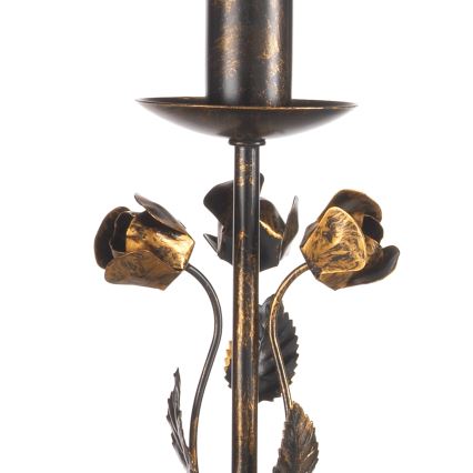 ONLI - Stolní lampa CAROLINA 1xE14/6W/230V 40 cm bronzová