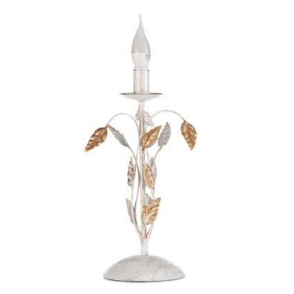 ONLI - Stolní lampa COLLANA 1xE14/6W/230V 40 cm bílá