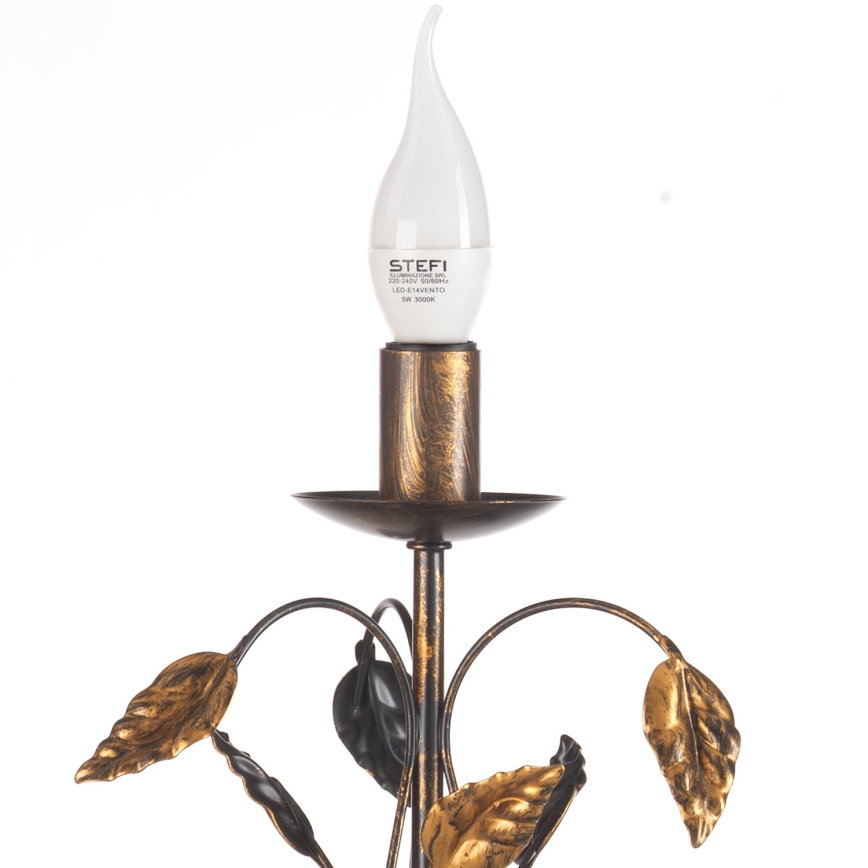 ONLI - Stolní lampa COLLANA 1xE14/6W/230V 40 cm bronzová